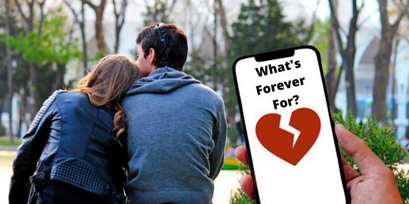 What's forever for if love between this couple is broken?